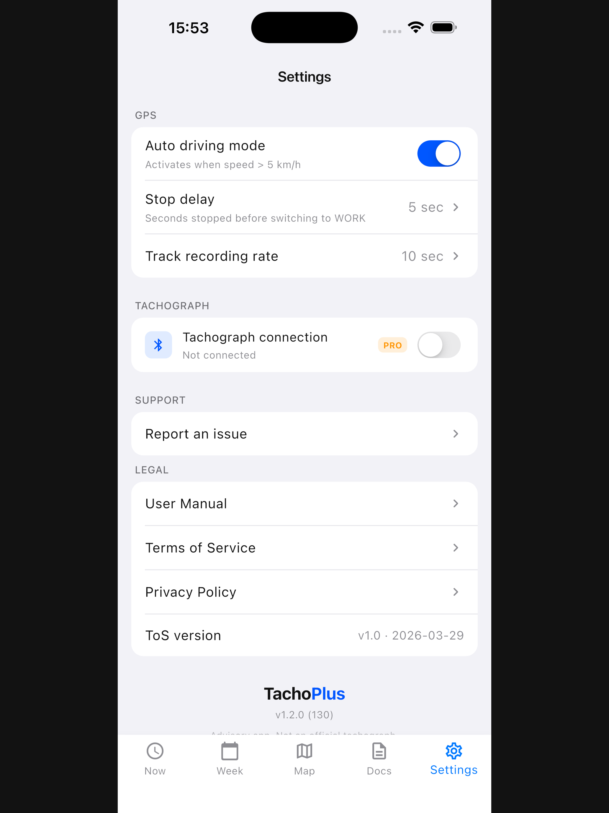 TachoPlus screenshot 13