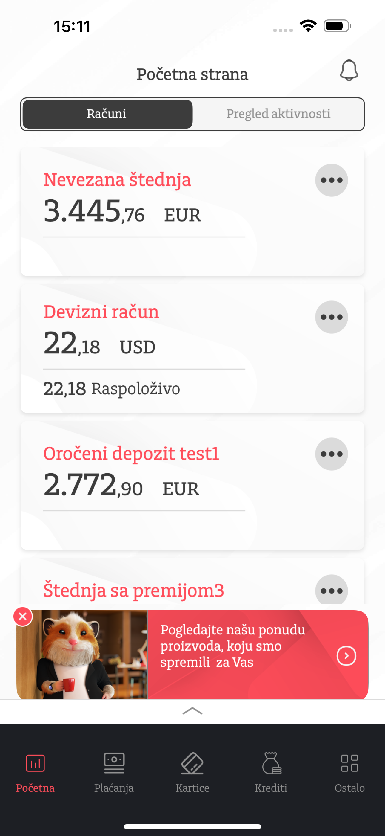 Addiko Mobile Crna Gora screenshot 2