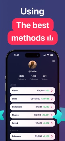 TokTrends Fans,Likes,Followers iPhone screenshot