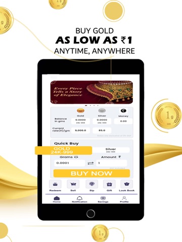 DWARKESH JEWELLERS iPad screenshot