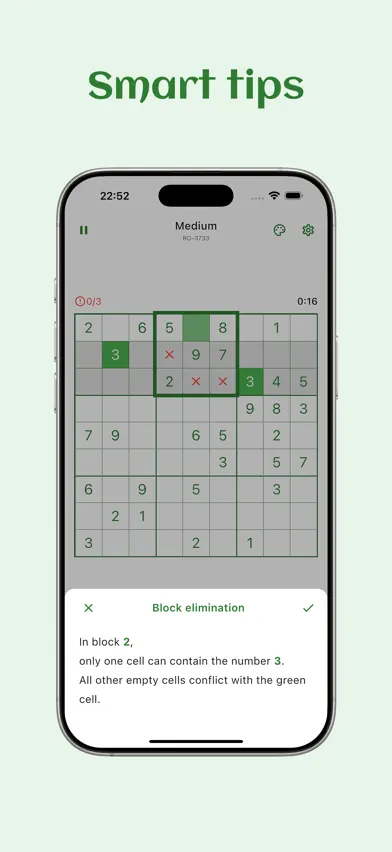 Sudoku Clean - No ads screenshot 2