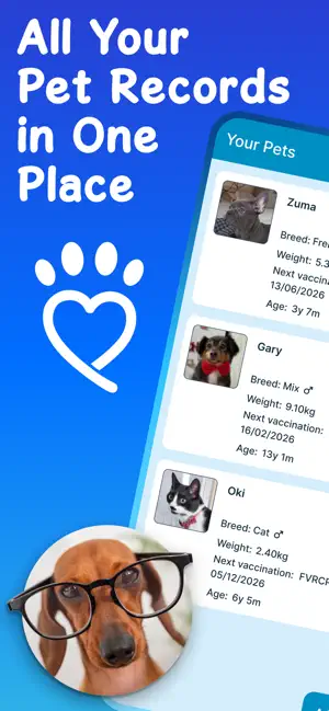 Pet Health Tracker Reminder screenshot 1