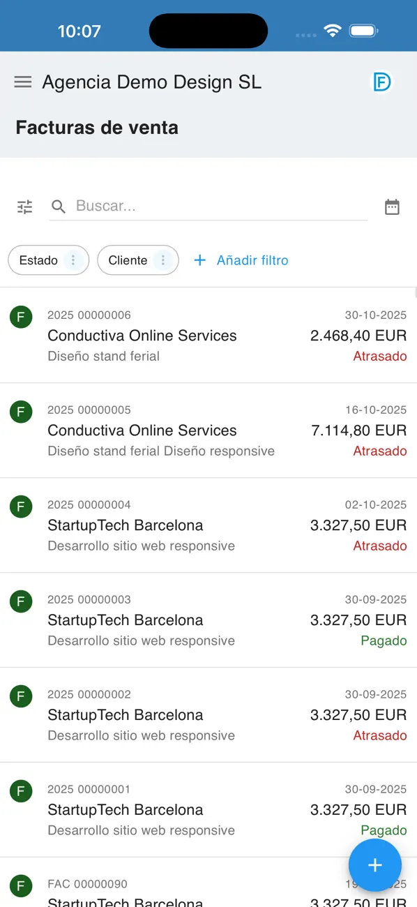 Screenshot #3 pour FacturaDirecta