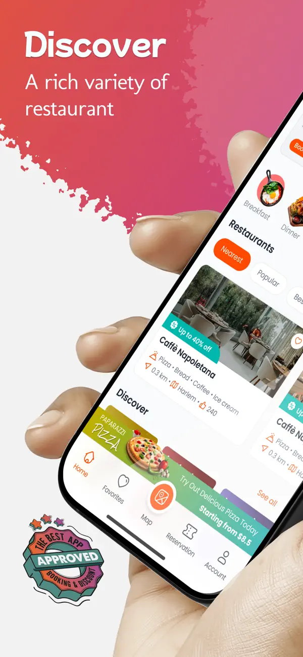 Screenshot #1 pour HeyNosh: Restaurant Deals