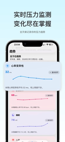 Stress: HRV Monitor iPhone screenshot