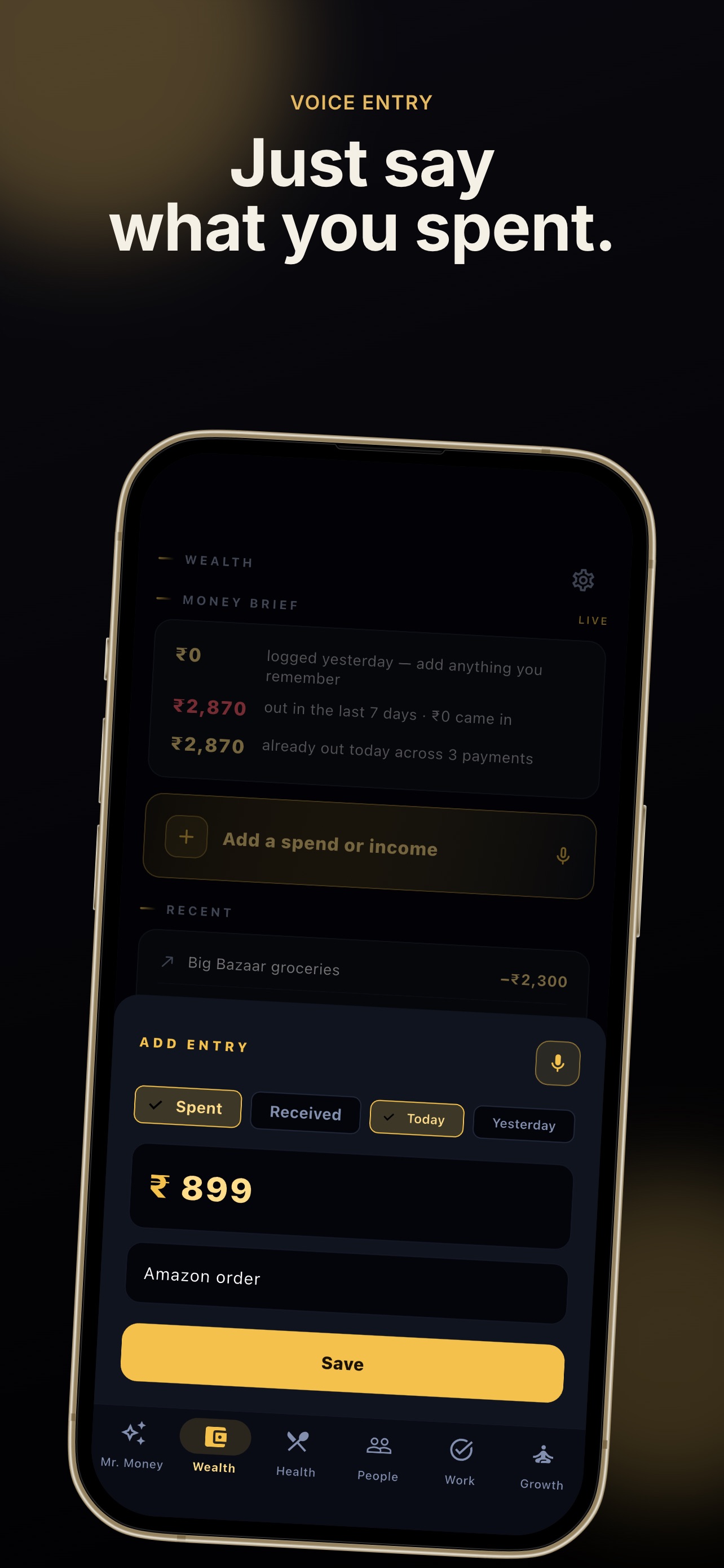 Screenshot 2 of Mr. Money: AI Life Assistant
