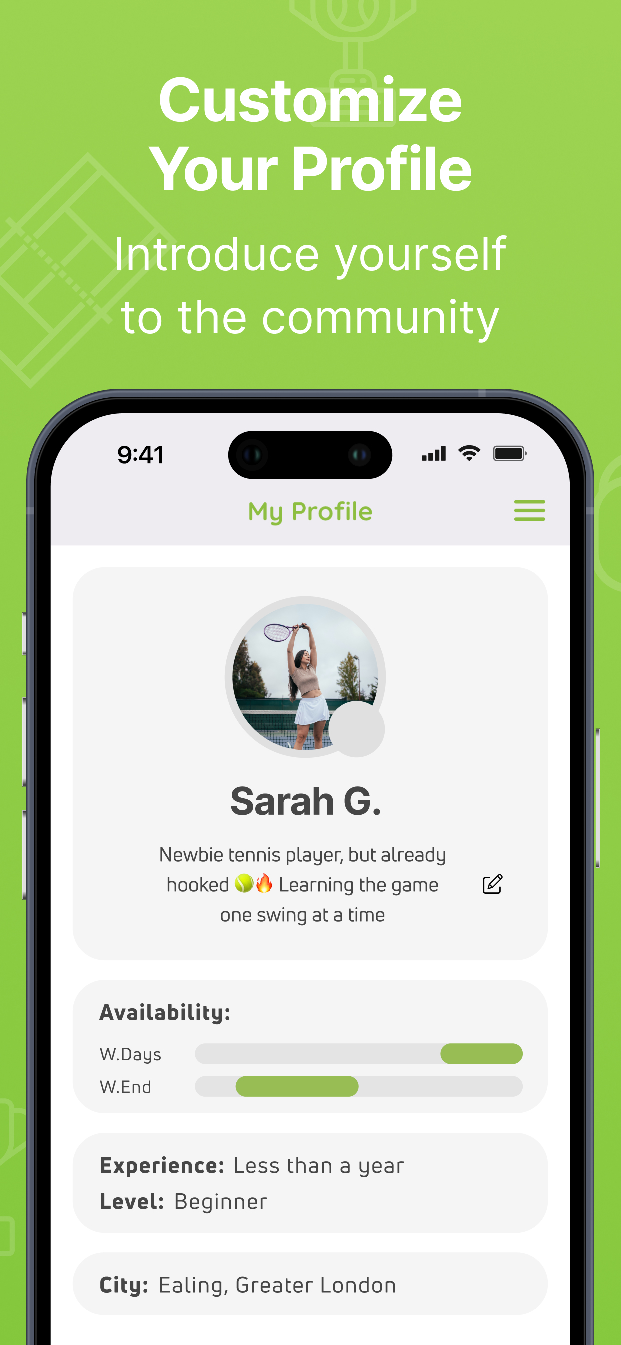 Kort: Find Tennis Partners screenshot 6