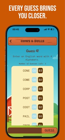 Cows And Bulls - Word Puzzle screenshot