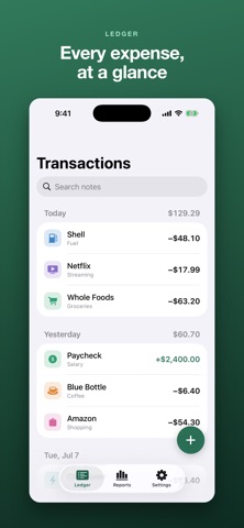 ExpenseGrid screenshot