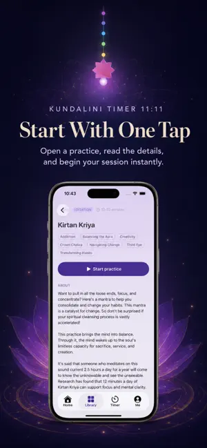 Kundalini Timer 11:11 screenshot 4