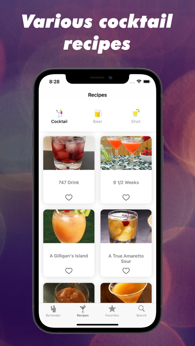 Bartender-Cocktail Drinks Screenshot