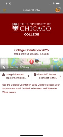 UChicago Guides iPhone screenshot