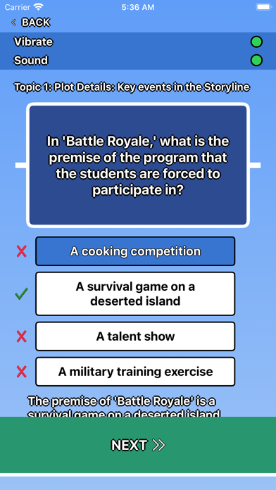Battle Royale Trivia Screenshot