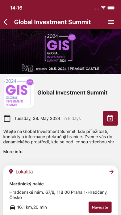 The Prague Castle Events Screenshot