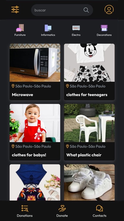 Donare - Nearby Donations