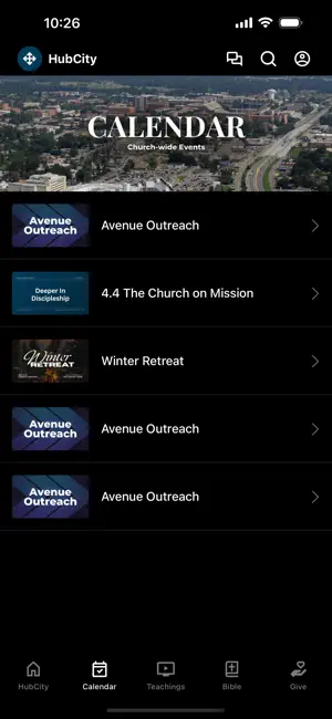 HubCity Baptist screenshot 2
