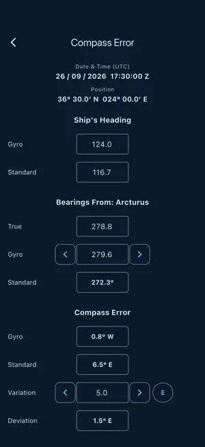 Compass Observation App screenshot 3