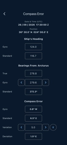 Compass Observation App screenshot