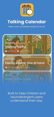 Talking Calendar App screenshot