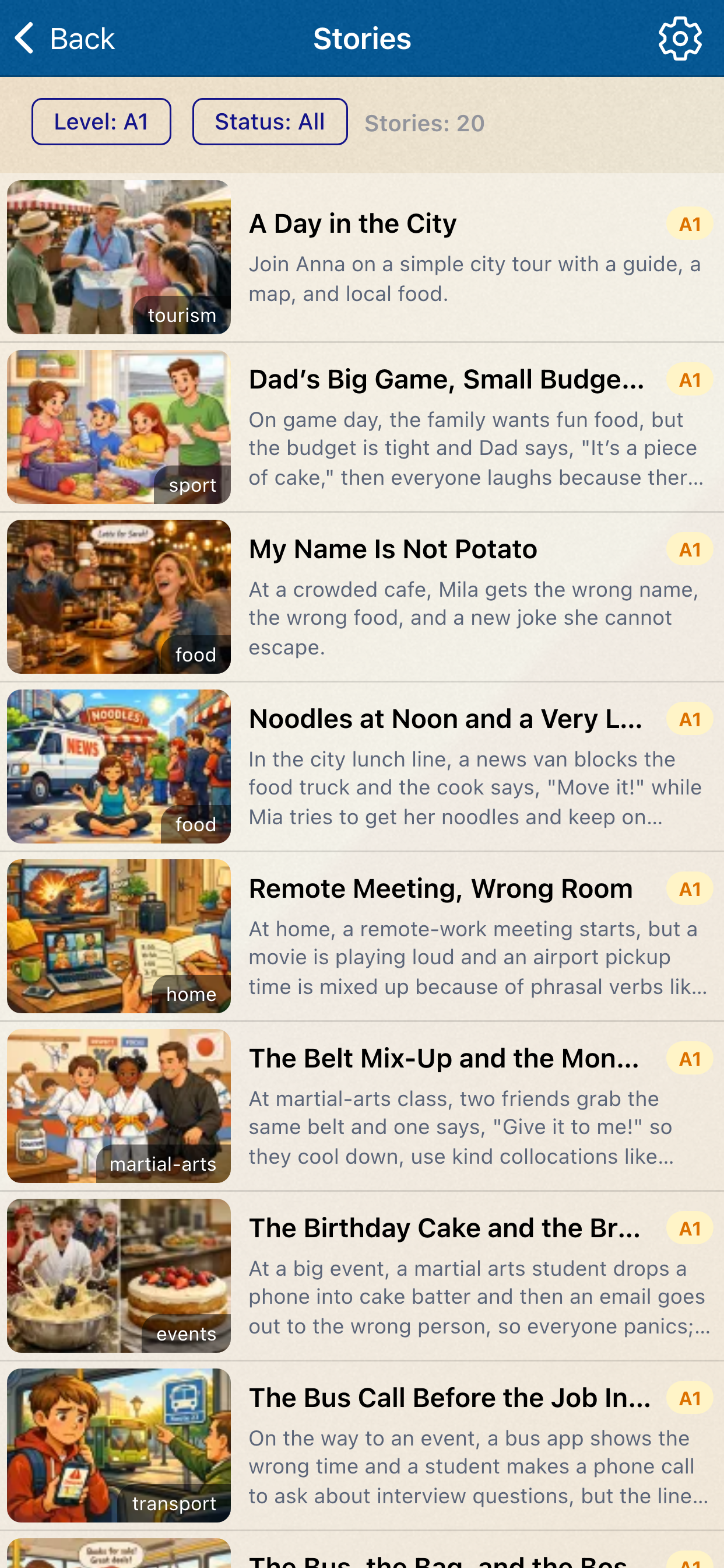 Easy English reading in Action screenshot 3