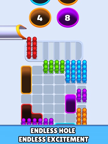 Color Hole Drop iPad screenshot