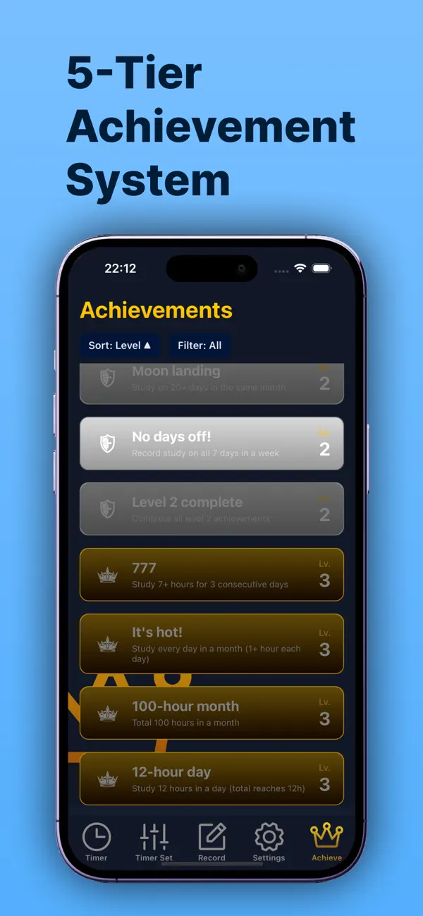 #6. StudyRecord: Study Tracker (iOS) Podle: Yusuke Hirota