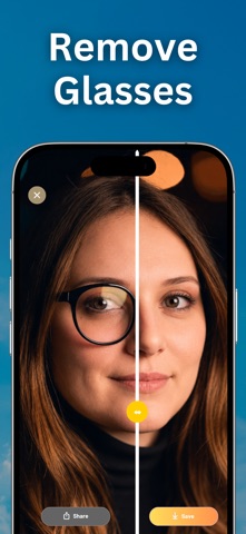 Glare Remover from Glasses iPhone screenshot