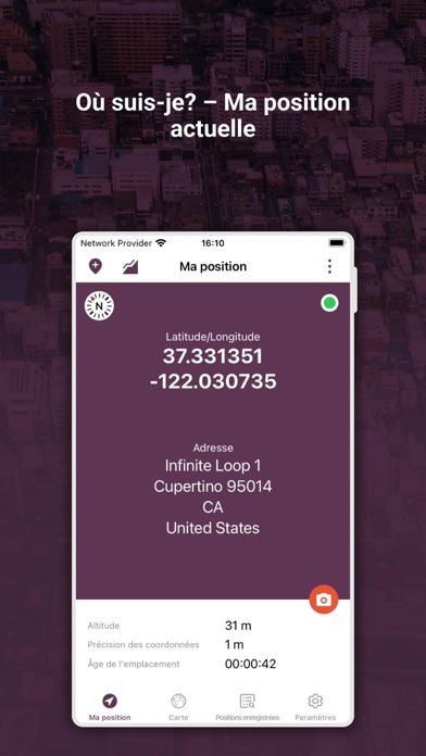 Screenshot #2 pour GPS Ma Position