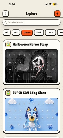 Aesthetic Keyboard & Fonts screenshot