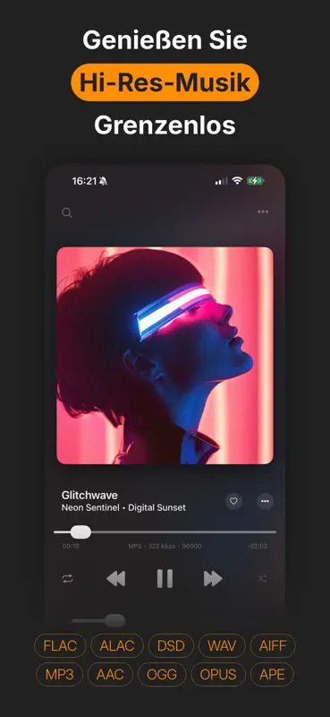 Flacbox: ミュージックプレーヤー、イコライザー screenshot 1 of 10