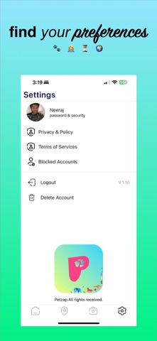 Petzap screenshot