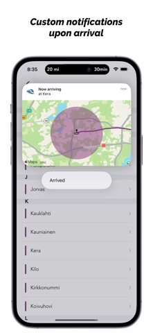 HSL Destinations screenshot