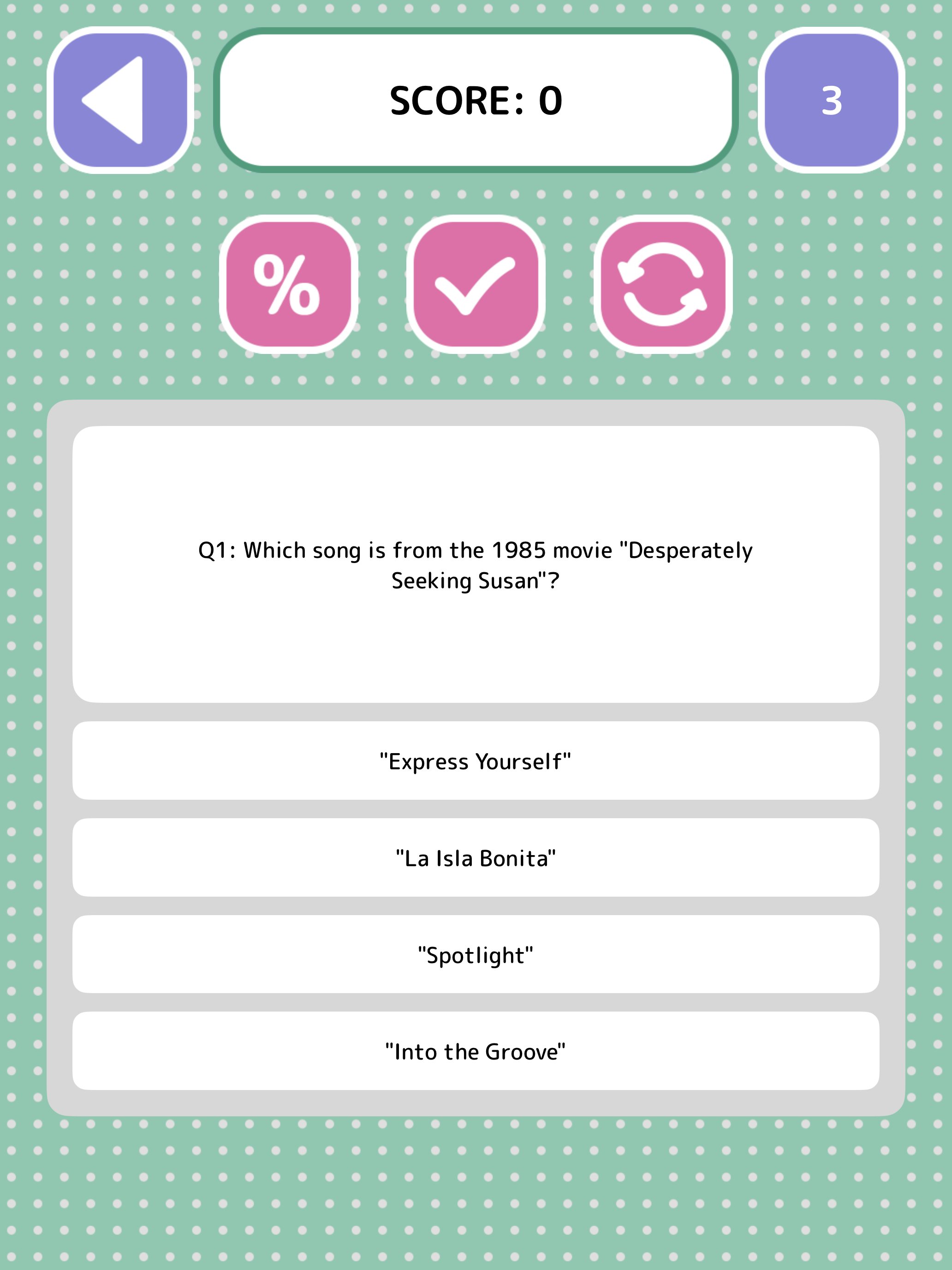 Music 1980s Quiz - Game screenshot 8