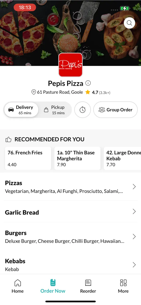 Screenshot #2 pour Pepis Pizzas