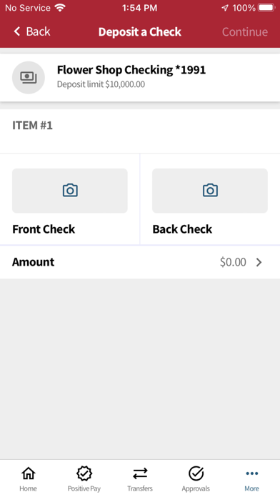 Generations Bank Business Screenshot
