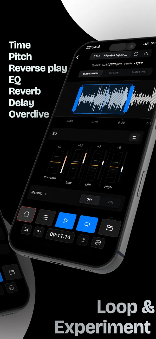 Screenshot #2 pour SnippetLoop - Sound Editor