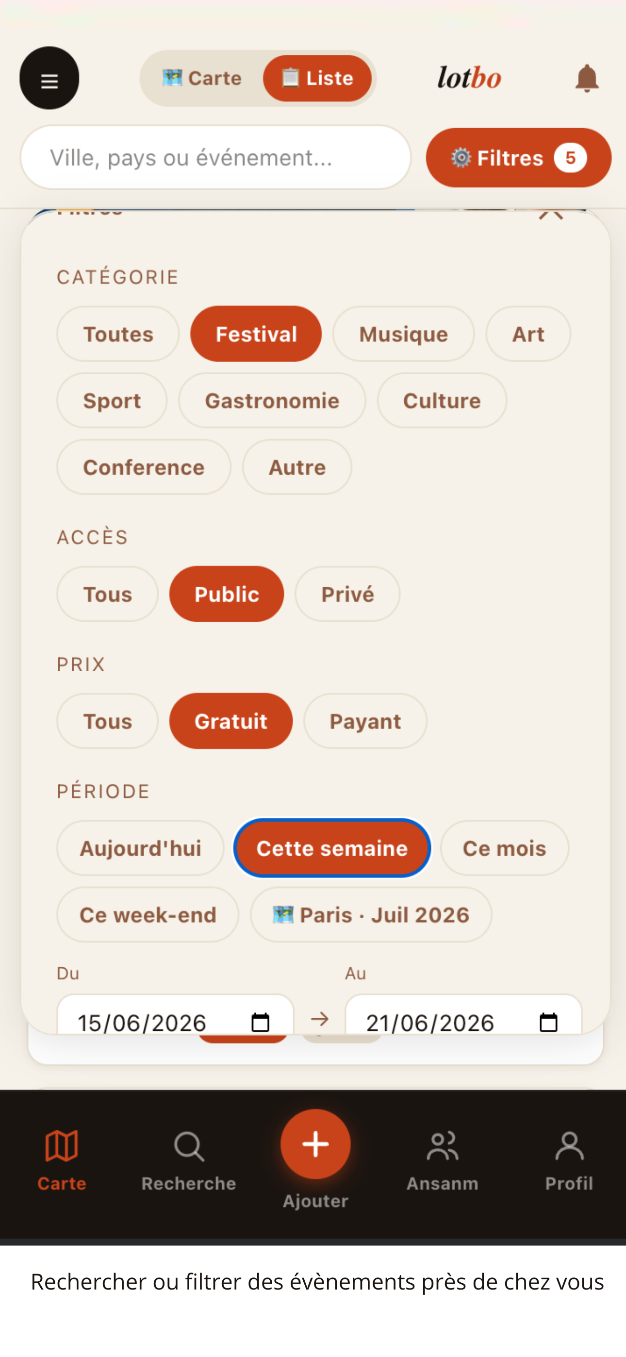 LOTBO - Local Events screenshot 3