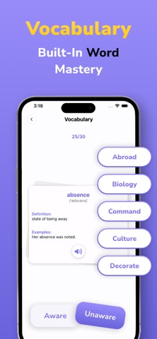 IELTS Exam Practice Test Prep iPhone screenshot