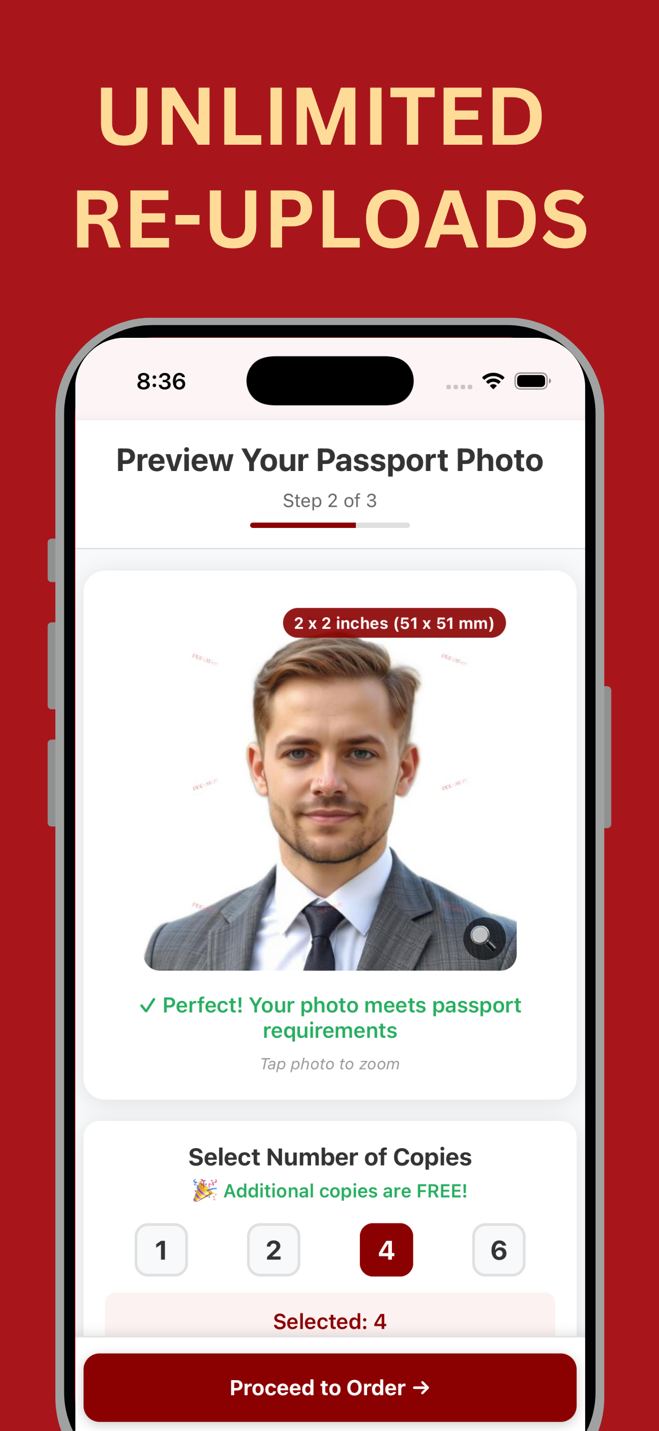 Passport Photo, ID Photo screenshot 4