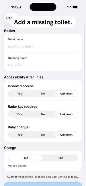 Sat Lav: Public Toilet Finder iPhone screenshot 4