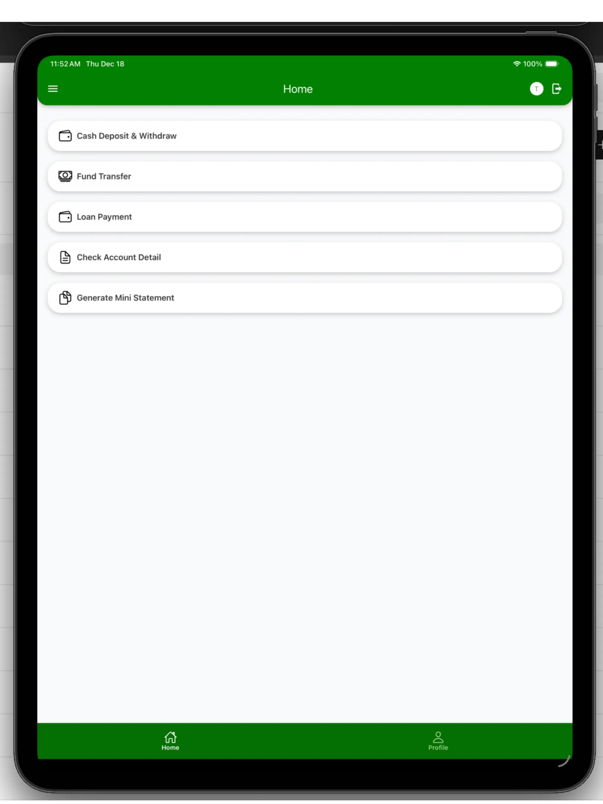 #8. Agent Banking (iOS) Podle: BHUTAN DEVELOPMENT BANK LTD