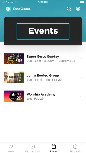 East Coast App screenshot 3
