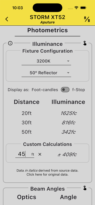 The Set Lighting App Screenshot 2 of 3