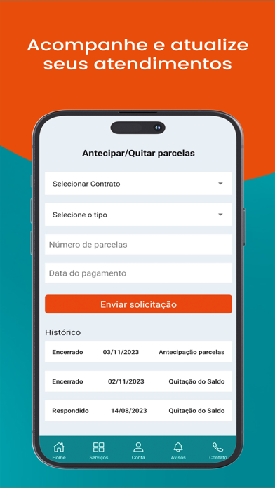 Cliente Terra Brasilis Screenshot