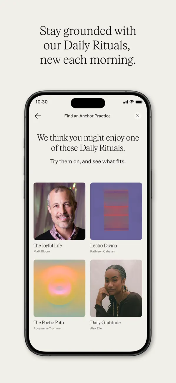 #4. Ritual: Wellbeing Practices (iOS) By: Ritual Media