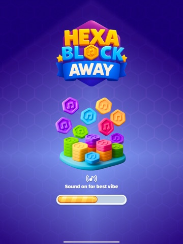 Hexa Block Away: Melody Puzzle iPad screenshot