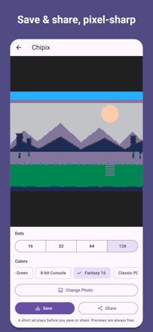 Chipix: Photo to Pixel Art screenshot 4