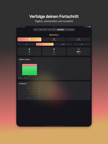 Deutsche Zahlen iPad screenshot