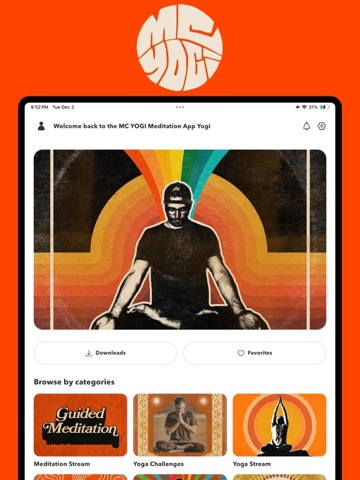 MC YOGI - Yoga & Meditation iPad screenshot