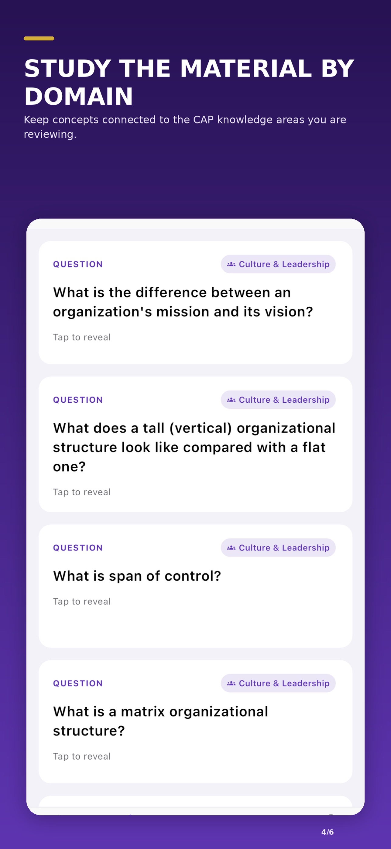 Screenshot 4 of CAP Admin Exam Study Guide